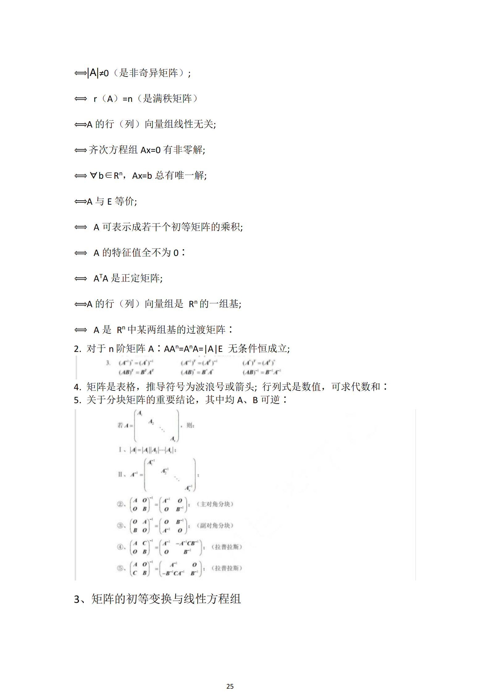 福建自考04184线性代数(经管类)知识点押题资料